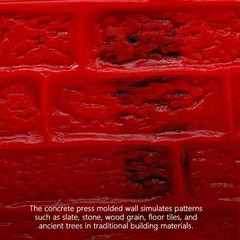 Brick Pattern Decorative Concrete Cement Stamp PU Decorative Stamped Texture Mat