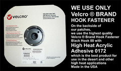 VELCRO® BRAND FASTENER 4″ x 20″ Black Hook 88 High Temp Adhesive with tunneling