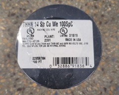 Wire 14awg Thhn-Stranded White 100ft, No. 22956784 Southwire Company