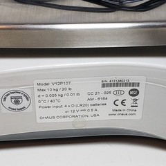 Ohaus Valor 1000 Model V12P10T with Power Supply Adapter Max 10 kg/20 lb Tested
