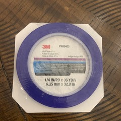3M Vinyl Tape 471+ 1/4 in x 36 yd 06405 Indigo- Lot 5 Rolls New