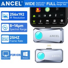 ANCEL IR101 Thermal Imaging Camera External Infrared for IOS IR 256×192 Pixels