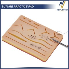 New Medical Skin Suture Practice Silicone Pad Wound Simulated For Training Kit