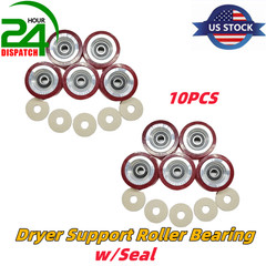 10x Dryer Support Roller For Huebsch Speedqueen w/Seal 70568201 70298701