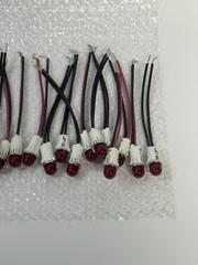 Lot of 21 VCC 1050A1 Red Neon Indicator Light Pilot Lamp 125VAC 1/2W Brand New