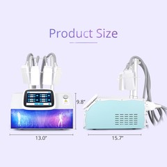 myChway 4 Pads Cold Freezing Cool Therapy Freezing Body Massager Beauty Machine