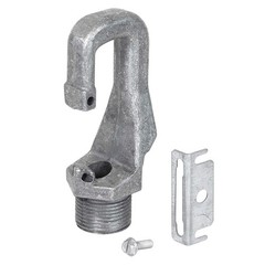 COLUMBIA LIGHTING HOOKLOOP Mounting Hook,For High Bay Luminaires 54PL44