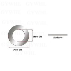 A2 Stainless Steel Shim Washers Flat Shims Thick 0.1 0.2 0.3 0.5 0.8 1mm DIN 988