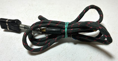 Vintage Excel Braided Small Appliance 70″ Plug In Electric Cord, Works