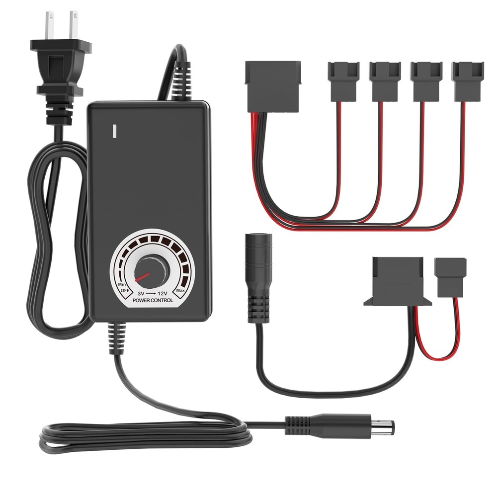 3V ~ 12V 2A 24W Power Supply Adjustable DC 3V 6V 9V 12V Variable Universal AC…