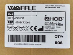 EHOB Waffle Econocare Plus Mattress Overlay Pad With Pump Single 76 X 34 X 3