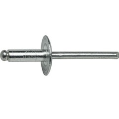 Large Flange Pop Rivets 3/16″ x 3/8″ Aluminum Dome Head (6-6) Blind Qty 50