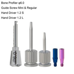 Hiossen Implant Bone-Level Surgical Tool 1.2 Wrench Driver Profiler Guide Screw