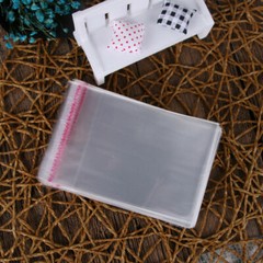 100pcs Plastic Clear Transparent OPP Self Adhesive Seal Bag Resealable Poly Bags