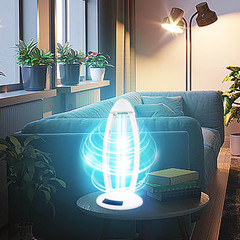 UV Ozone Disinfection Light Germicidal lamp Ozone Sterilizer Remote Timer