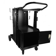 MIG/TIG/Plasma Heavy Duty Welding Cart with 4 Drawers, 360° Rolling Trolley