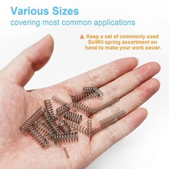 390-Piece Compression Spring Assortment Kit, 28 Sizes Stainless Mini Springs