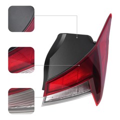 Tail Light Assembly for 2021-24 Hyundai Elantra Halogen Rear Brake Lamp(Right)