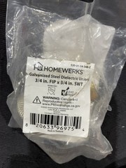 Dielectric Union 3/4″ FIP x 3/4″ Sweat 520-01-34-34BZ Homewerks NIB 267I