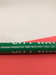 (9-pk) SETMARK 32925 SZ-10 PIPE MARKER “CITY WATER” White on Green