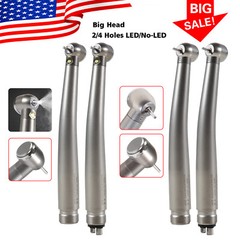 Dental Fiber Optic LED E-generator/ High Speed Handpiece Push Button 2/4 Holes