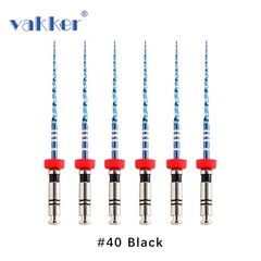 6/Pk VAKKER Blue NiTi Rotary Files Endo Root Canal Files All Size Engine Use