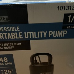 Everbilt 1013139926 1/3 HP Submersible Portable Utility Pump