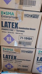 BOSMA Disposable Powder Free Latex gloves Size XL EXTRA LARGE 1000 Gloves -New