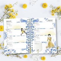 DAPHNE’S DIARY JOURNAL 2025 | DAILY, WEEKLY, MONTHLY RING BINDER PLANNER