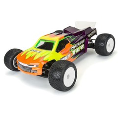 Pro-Line Racing Velocity F/R 2.2 12mm Stadium Truck Wheels 4 White for TLR 22X-T