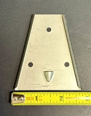 Asi Horizontal Surface Mounted Soap Dispenser Wall Plate With Key