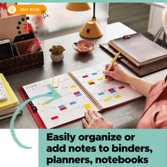 Post-it Flags and Tabs Value Pack, 4 inches x 0.5 inches, Multi-color
