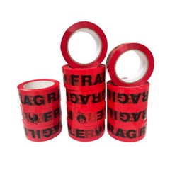 36 Rolls Fragile Handle w/ Printed Shipping & Packaging Tape 2 mil 2″ 100 Yards