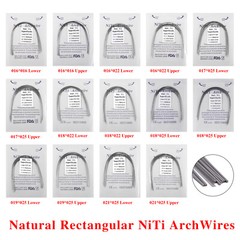 Dental Orthodontic Super Elastic Niti Nature Form Rectangular Arch Wires SA