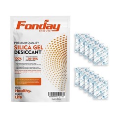 100 Pack Food Grade Silica Gel Desiccants – Moisture Absorbers for Safe Storage