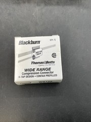 Box Of 25 THOMAS & BETTS BLACKBURN WR159 WIDE RANGE COMPRESSION CONNECTOR H-TAP