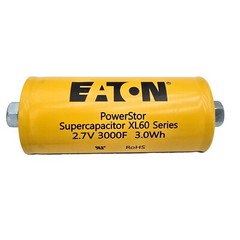 Eaton Powerstor XL60 3000F Farad 2.7V 3.0Wh Supercapacitor with Nuts