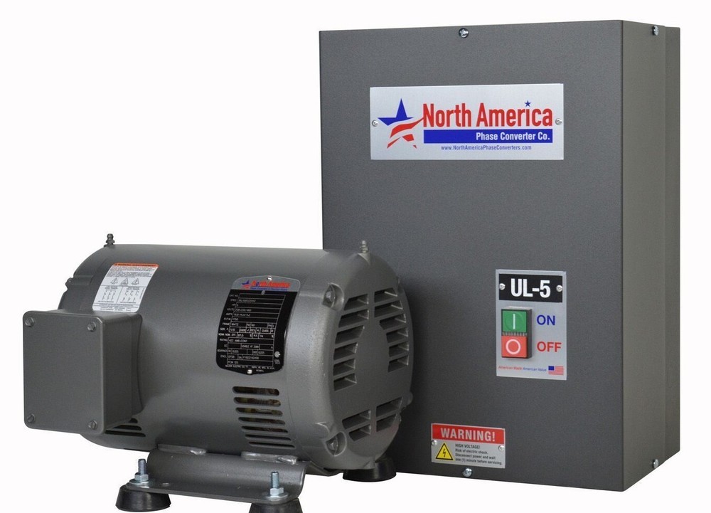 UL-5 Pro-Line 5HP UL Listed Rotary Phase Converter – NEW – Made in USA
