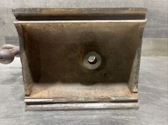 Vintage “The National Supply Co” Toledo Ohio Cast Iron Lathe Tail Stock