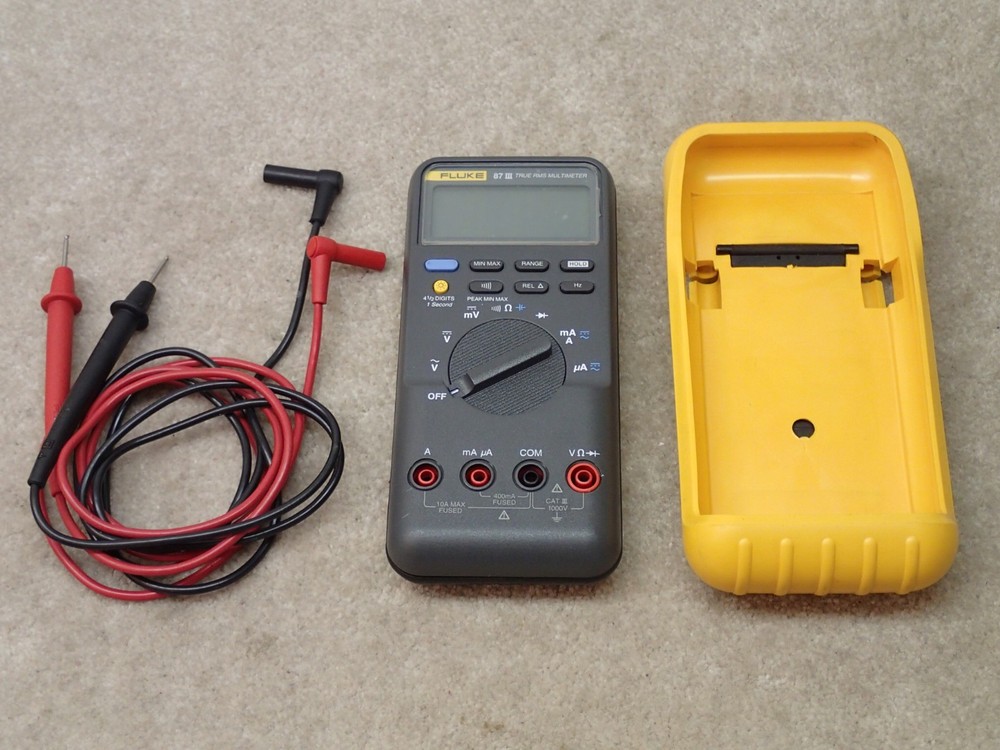 Fluke 87 III True RMS Digital Multimeter Partially Works but DC Out User Item