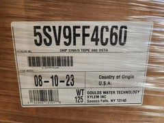 NEW 5SV9FF4C60 GOULDS e-SV Vertical Multistage Pump w/ Motor 3HP 3500RPM