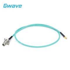 2.4mm 4 Hole Flange Female to GPPO Female RG-405SS Flexible Cable | DC-50GHz