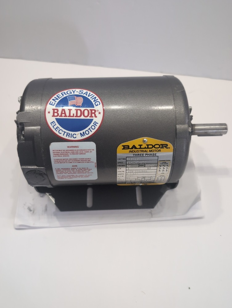 Baldor Industrial Motor RM3108 .5HP 1725RPM 208-230/460V Frame Size 56 Brand New