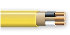 Romex 12/2 NM-B Solid Copper Indoor Wire w/Ground 250 ft Yellow