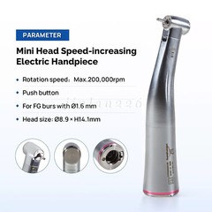 Yabangbang Dental 1:5 LED Fiber Optic Contra Angle Handpiece