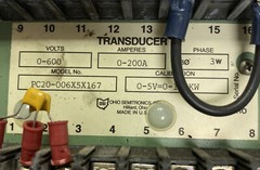 Ohio Semitronics,PC20-006X5X167,Transducer 0-200A 0-600V