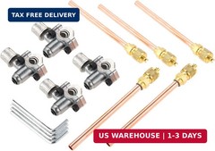 Piercing Valve Kit, 4 Packs BPV-31 Refrigerator Tap Valve, 5Pcs Access/Service V