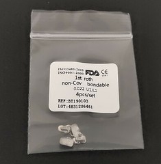 100Packs Dental Orthodontic Buccal Tube 1st Roth.022 Molar Bondable No-cov