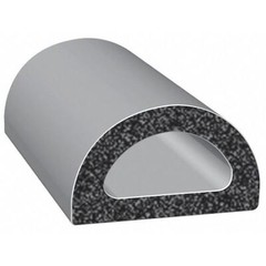 Trim-Lok X135ht-25 Rubber Seal, D-Shaped, 0.75″W X 25 Ft.