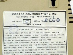 Executone- Isoetec 80400 (B Stock) Module